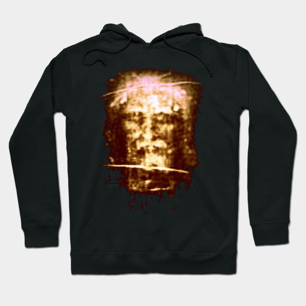 The Shroud of Turin Jesus Holy Face Hoodie by hispanicworld